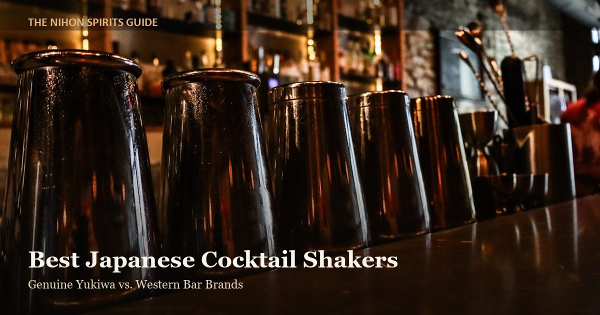Best Japanese cocktail shaker picks including genuine Yukiwa cobbler shaker