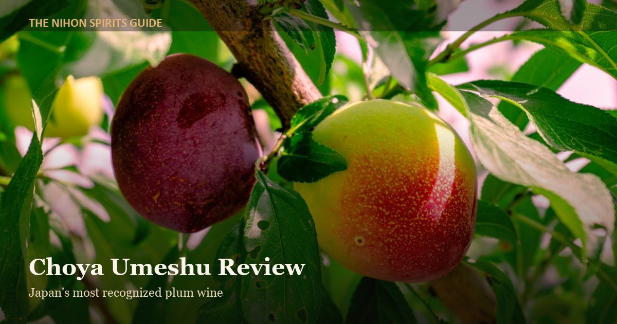 Choya umeshu Japanese plum wine review