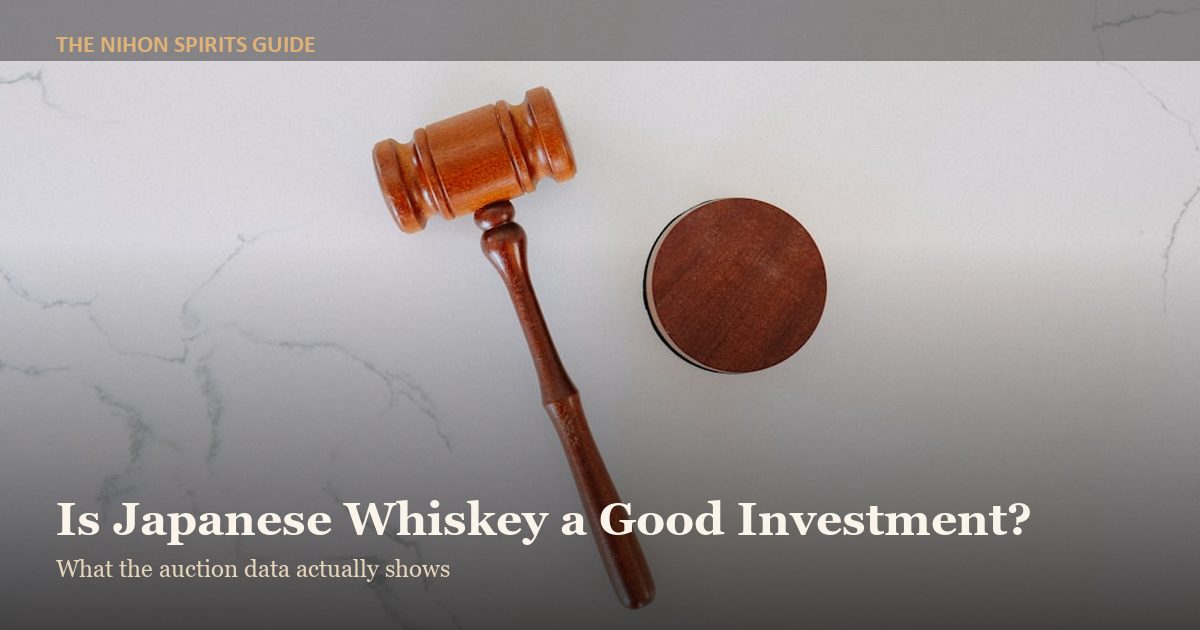 Is Japanese whiskey a good investment - auction data